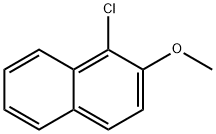 Naphthalene, 1-chloro-2-Methoxy- Structural