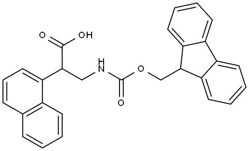 FMoc-3-AMino-2-(naphthalen-1-yl)propionic acid Structural