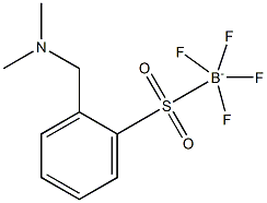 diMethylaMinoMethylphenylsulfonyltetrafluoroborate Structural
