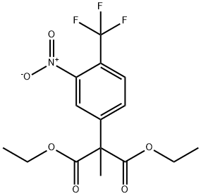 iethyl 2-Methyl-2-(3-nitro-4-(trifluoroMethyl)phenyl)Malonate Structural