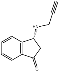 (3R)-2,3-Dihydro-3-(2-propyn-1-ylaMino)-1H-inden-1-one Structural