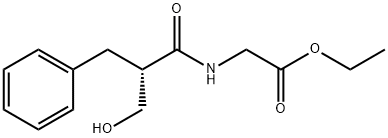Glycine, N-[(2S)-2-(hydroxyMethyl)-1-oxo-3-phenylpropyl]-, ethyl ester Structural