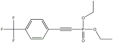 diethyl ((4-(trifluoroMethyl)phenyl)ethynyl)phosphonate Structural