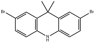 Acridine, 2,7-dibroMo-9,10-dihydro-9,9-diMethyl- Structural