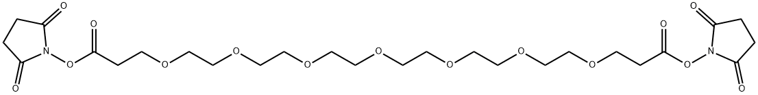 alpha, oMega-DisucciniMidyl hexaethylene glycol Structural