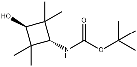 trans-tert-Butyl 3-hydroxy-2,2,4,4-(tetraMethyl)cyclobutylcarbaMate Structural