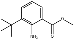 Methyl 2-aMino-3-(tert-butyl)benzoate Structural