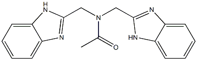N,N-bis((1H-benzo[d]iMidazol-2-yl)Methyl)acetaMide Structural