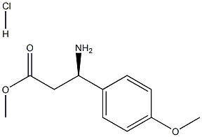 (R)-beta-Amino-4-methoxybenzenepropanoic acid methyl ester hydrochloride Structural