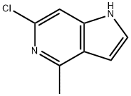 1H-?Pyrrolo[3,?2-?c]?pyridine, 6-?chloro-?4-?methyl- Structural