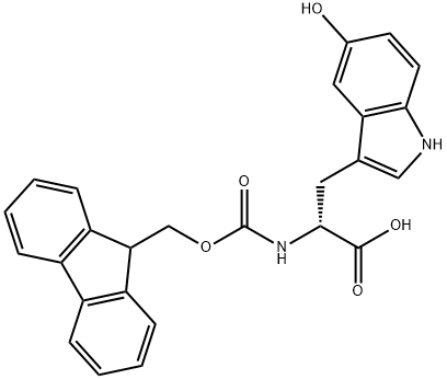 FMoc-5-Hydroxy-D-tryptophan Structural