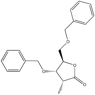 (3R,4R,5R)-4-(benzyloxy)-5-(benzyloxymethyl)-3-fluoro-dihydrofuran-2(3H)-one