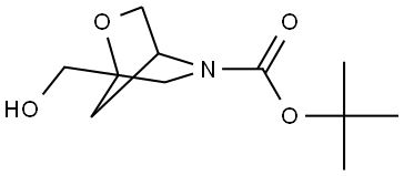 tert-butyl 1-(hydroxyMethyl)-2-oxa-5-azabicyclo[2.2.1]heptane-5-carboxylate Structural
