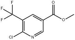 Methyl 6-chloro-5-(trifluoroMethyl)nicotinate Structural