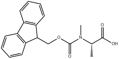 FMoc-N-Methyl-DL-alanine Structural