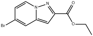 Ethyl 5-broMopyrazolo[1,5-a]pyridine-2-carboxylate Structural