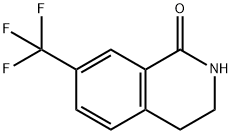 7-(TrifluoroMethyl)-3,4-dihydroisoquinolin-1(2H)-one Structural