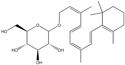 Retinyl β-D-glucoside Structural