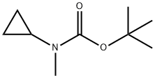 tert-Butyl N-cyclopropyl-N-MethylcarbaMate Structural