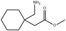 Cyclohexaneacetic acid, 1-(aMinoMethyl)-, Methyl ester Structural