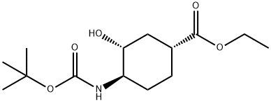 (1R,3R,4R)-3-AMino-4-hydroxy-cyclohexanecarboxylic acid ethyl ester Structural