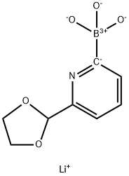 Lithium (6-(1,3-dioxolan-2-yl)pyridin-2-yl)trihydroxyborate Structural