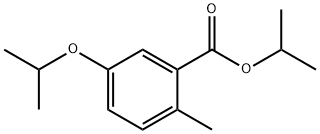 isopropyl 5-isopropoxy-2-Methylbenzoate Structural