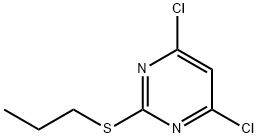 4,6-dichloro-2-(propylthio)pyriMidine Structural