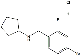 N-Cyclopentyl 4-broMo-2-fluorobenzylaMine, HCl