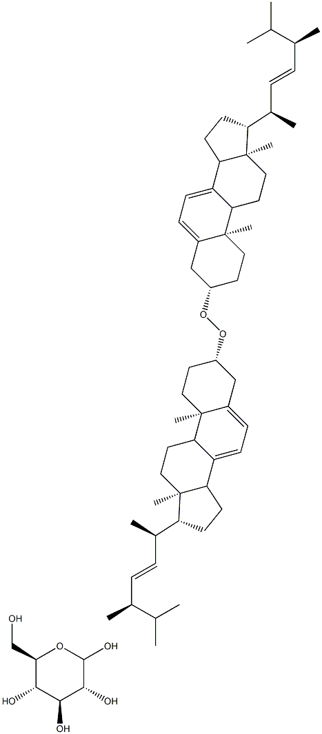 Ergosterol peroxide 3-O-beta-D-glucopyraside Structural