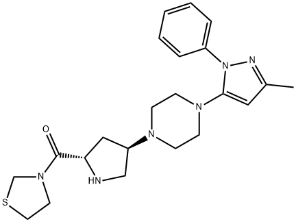 (2S,4R)-Teneligliptin Structural