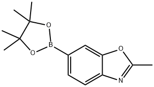 2-Methylbenzo[d]oxazol-6-ylboronic acid pinacol ester Structural