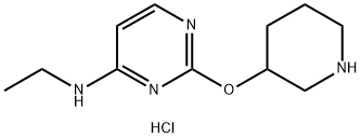 Ethyl-[2-(piperidin-3-yloxy)-pyriMidin-4-yl]-aMine hydrochloride Structural
