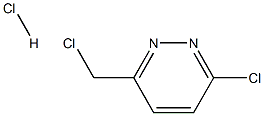 3-chloro-6-(chloroMethyl)pyridazine hydrochloride Structural