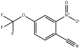 2-nitro-4-(trifluoromethoxy)benzonitrile Structural