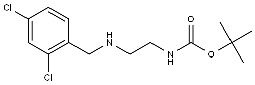 Tert-butyl (2-((2,4-dichlorobenzyl)aMino)ethyl)carbaMate Structural