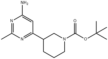 tert-butyl 3-(6-aMino-2-MethylpyriMidin-4-yl)piperidine-1-carboxylate