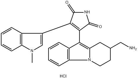 1H-Pyrrole-2,5-dione, 3-[8-(aMinoMethyl)-6,7,8,9-tetrahydropyrido[1,2-a]indol-10-yl]-4-(1-Methyl-1H-indol-3-yl)-, Monohy