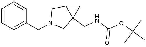 tert-butyl (3-benzyl-3-azabicyclo[3.1.0]hexan-1-yl)MethylcarbaMate Structural