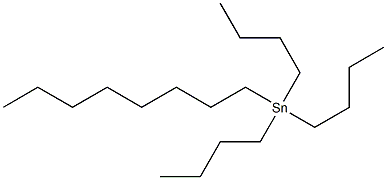 Tributyloctylstannane Structural