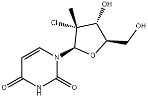 1-((2R,3R,4R,5R)-3-chloro-4-hydroxy-5-(hydroxyMethyl)-3-Methyltetrahydrofuran-2-yl)pyriMidine-2,4(1H,3H)-dione Structural