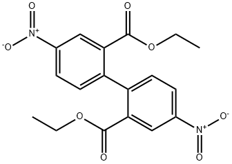 diethyl 4,4'-dinitro-[1,1'-biphenyl]-2,2'-dicarboxylate Structural