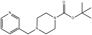 tert-butyl 4-((pyridin-3-yl)methyl)piperazine-1-carboxylate Structural