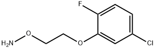 O-(2-(5-chloro-2-fluorophenoxy)ethyl)hydroxylaMine Structural