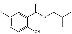 Isobutyl 2-hydroxy-5-iodobenzoate Structural
