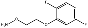 O-(2-(2,5-difluorophenoxy)ethyl)hydroxylaMine Structural