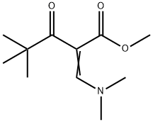 Methyl 2-((diMethylaMino)Methylene)-4,4-diMethyl-3-oxopentanoate Structural