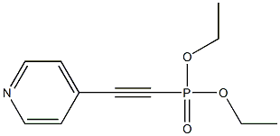 diethyl (pyridin-4-ylethynyl)phosphonate Structural