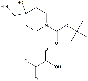 tert-Butyl 4-(aMinoMethyl)-4-hydroxypiperidine-1-carboxylate oxalate Structural