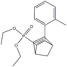 diethyl (3-(o-tolyl)bicyclo[2.2.1]hepta-2,5-dien-2-yl)phosphonate Structural